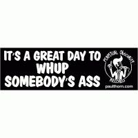 It's A Great Day Bumper Sticker